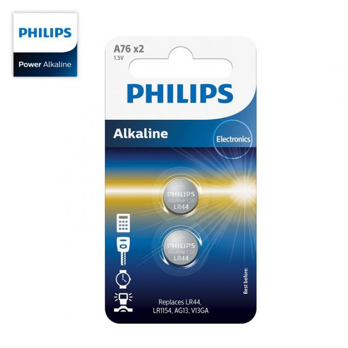 PHILIPS Button Battery Alkaline Minicells para o uso diário