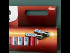 O bebê brinca as baterias alcalinas PHILIPS 2 AAA 9V LR03P2B ROHS aprovadas