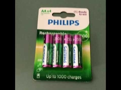 As baterias recarregáveis ​​NIMH 2500mAh MSDS do carro de brinquedo Philips AA aprovaram